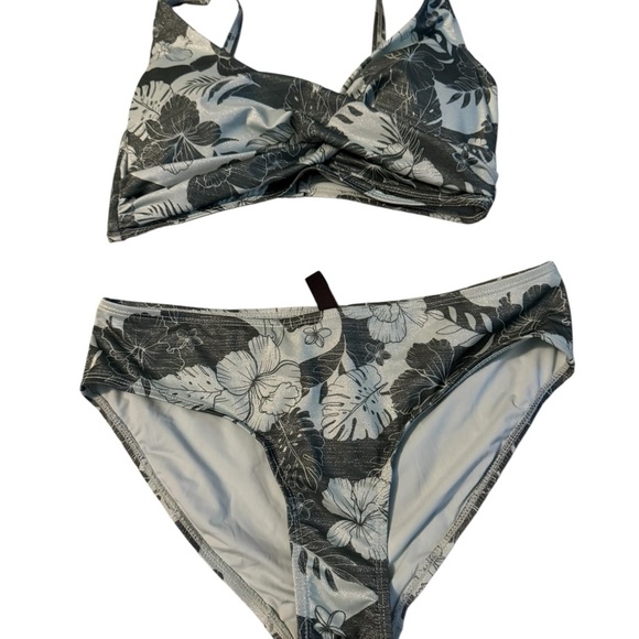 NipTuck Swim Floral Louise Bikini Multi-Fit Cup Support Mid-Rise Size 8 - Picture 3 of 8